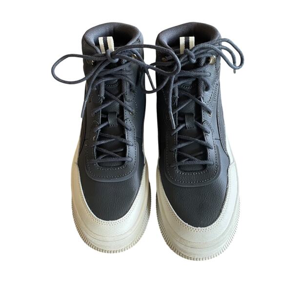 PUMA Mayra Women's Size 7.5/EU 38 Blue White Lace-Up Casual Sneaker Ankle Boots - Picture 4 of 9